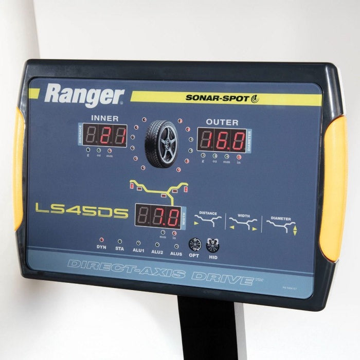 Ranger LS45DS Sonar 3D Laser-Spot Wheel Balancer Display Panel