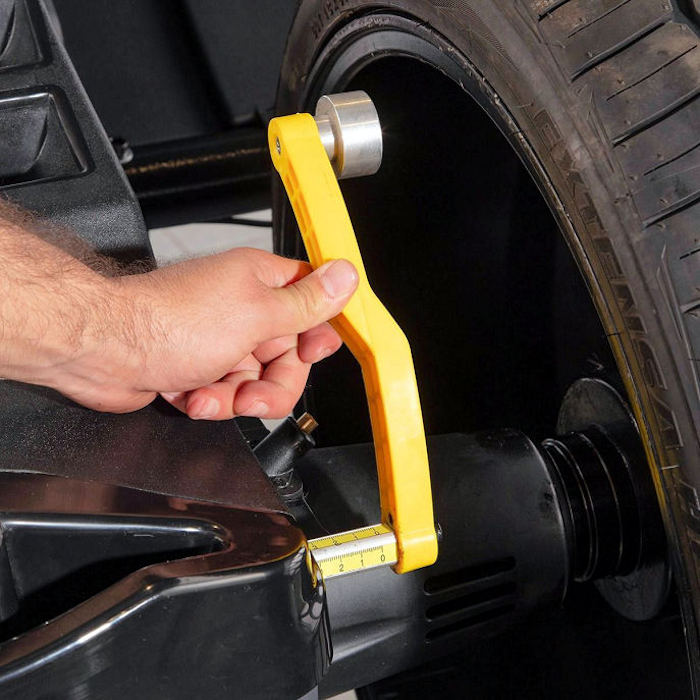 Side-Position Brake Holds Wheels At Precisely 12 O'Clock Or 6 O'Clock For Proper Weight Placement