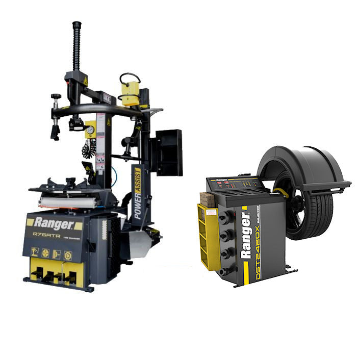 Ranger R76ATR Tire Changer + DST2420X Wheel Balancer Combo 