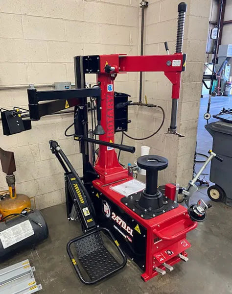 Rotary R247D.CL Center Lock Swingarm Tire Changer Integrated Wheel Lift