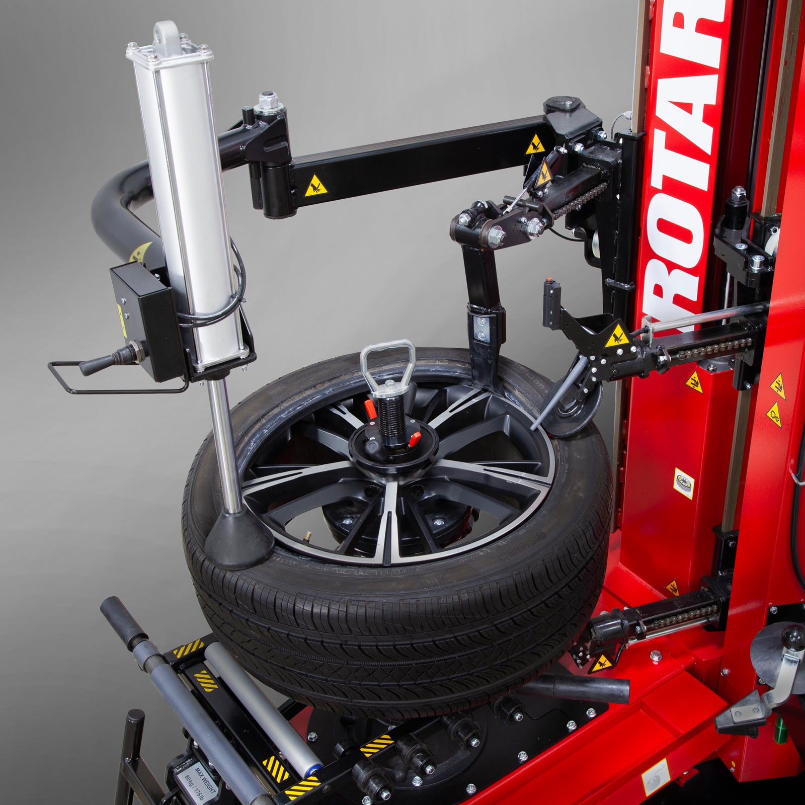 Rotary R1250 Leverless Pro Automatic Tire Changer Top Bead Press Arm