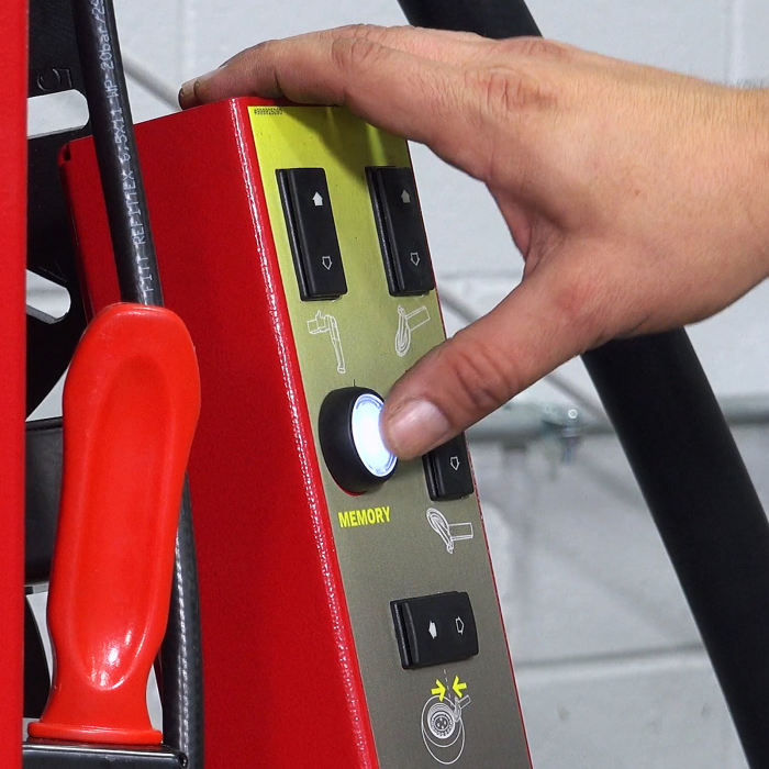 Rotary R1250 Leverless Pro Automatic Tire Changer Tool Position Memory Function