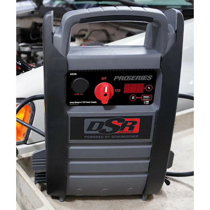 Schumacher DSR165 ProSeries 2200A 12V Jump Starter Power Station In Use 