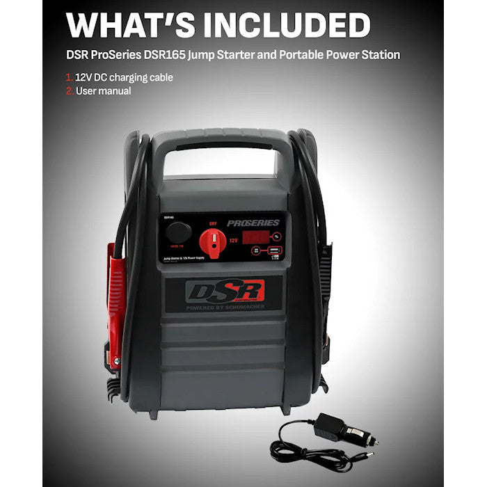 Schumacher DSR165 What's Included 