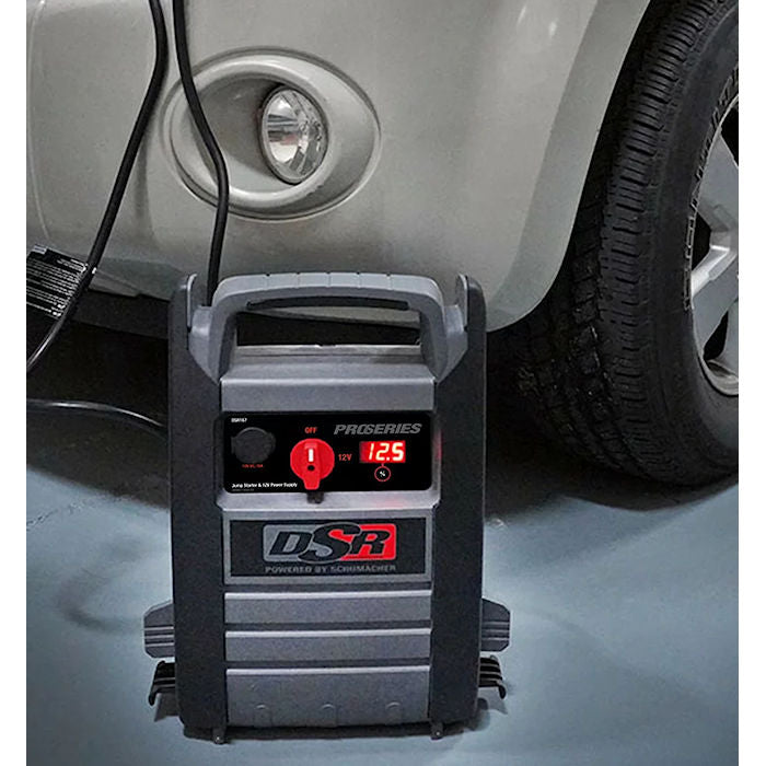 Schumacher DSR167 ProSeries 2250A 12V Jump Starter Power Station In Use 