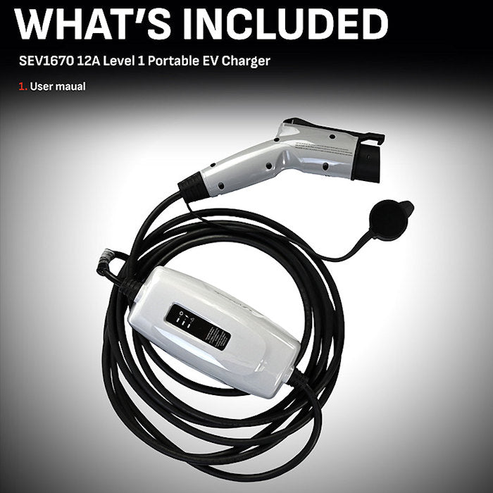Schumacher SEV1670 Level 1 Portable EV Charger