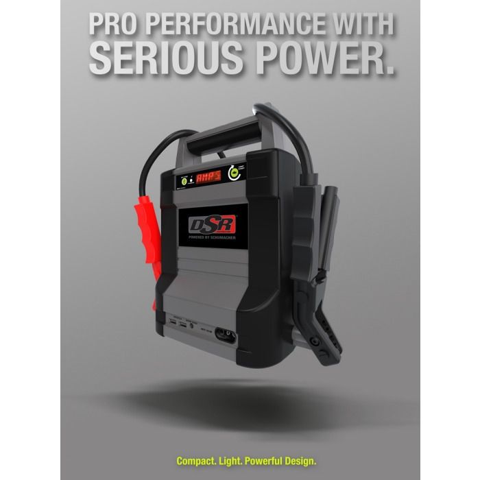Schumacher DSR128 ProSeries 2000 Peak Amp Lithium Ion Jump Starter