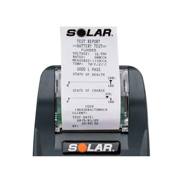 SOLAR BA327 Digital Battery and System Tester with Printer