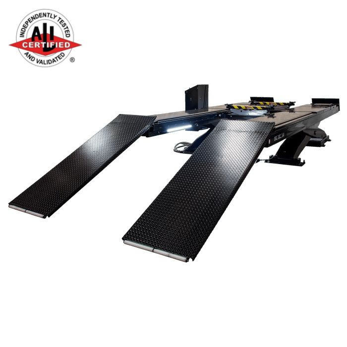 Challenger Lifts SX14-SR Scissor Alignment Lift Surface Mount 14,000 lbs. Capacity with Standard Length Ramps