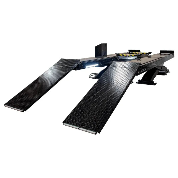 Challenger Lifts SX14-SR Scissor Alignment Lift Surface Mount 14,000 lbs. Capacity with Standard Length Ramps