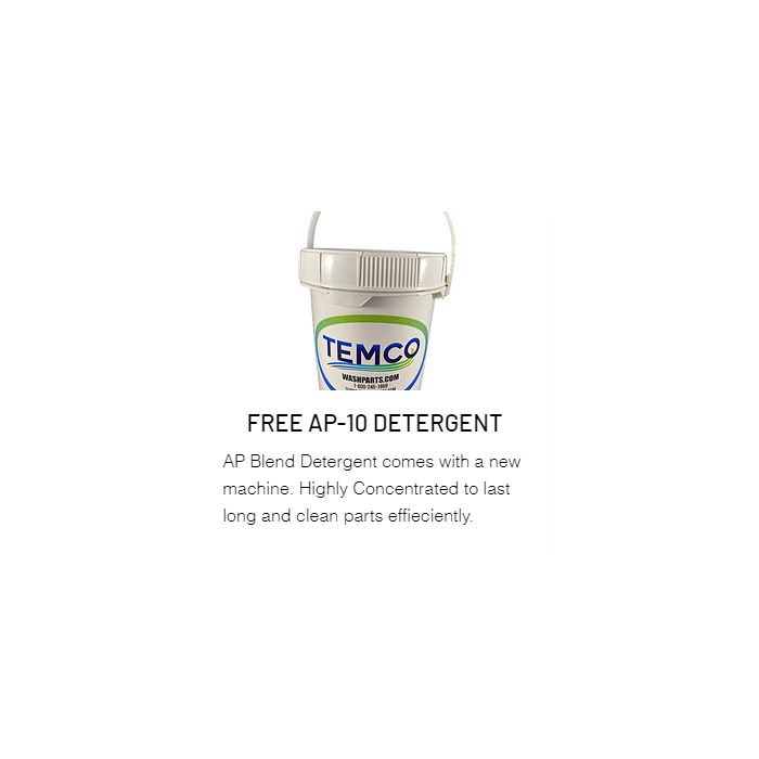 Includes Free 10 lbs. Bucket of AP-10 Detergent