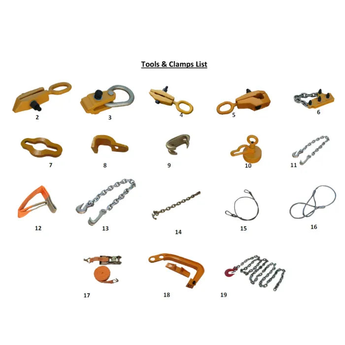 iDEAL FR-55-TBK20 20-Piece Tools & Clamp List