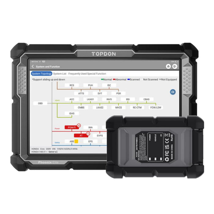 TOPDON Phoenix Elite Integrated Diagnostic Tablet with Phoenix MDCI (VCI Dongle)