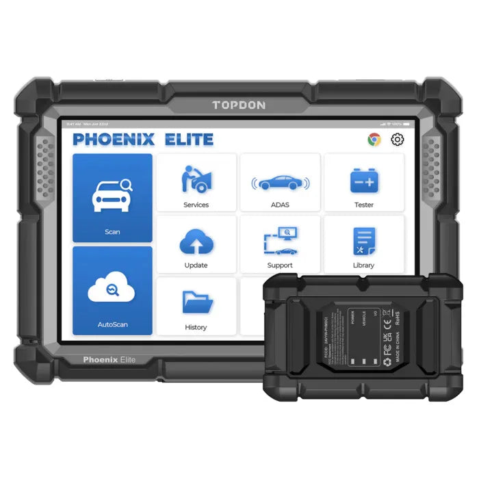 TOPDON Phoenix Elite Integrated Diagnostic Tablet with Phoenix MDCI (VCI Dongle)
