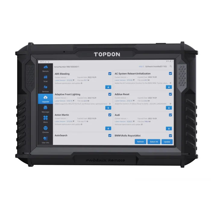 TOPDON Phoenix Remote Integrated Diagnostic Tablet