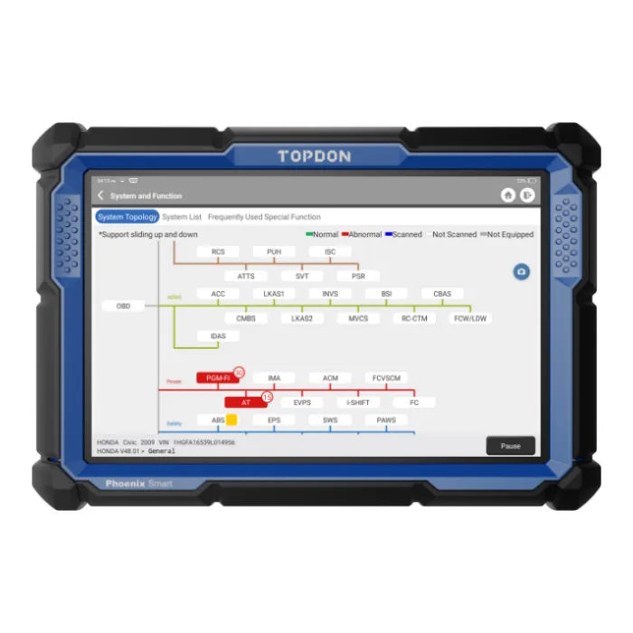 TOPDON Phoenix Smart Integrated Diagnostic Tablet with Phoenix MDCI Pro (VCI Dongle)