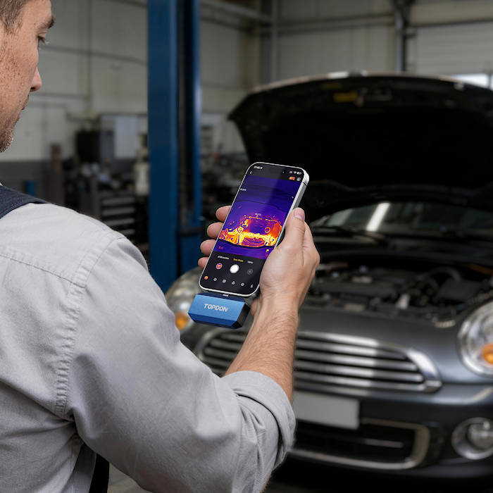 TOPDON TC001MAX Thermal Imager In Use 