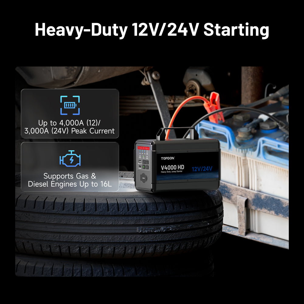 Heavy-Duty 12V/24V Starting 