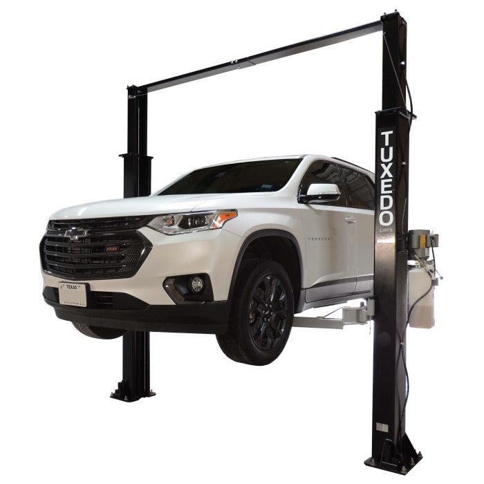 Tuxedo TP9KAC Asymmetric Clear Floor Two Post Lift 9,000 lbs. Capacity