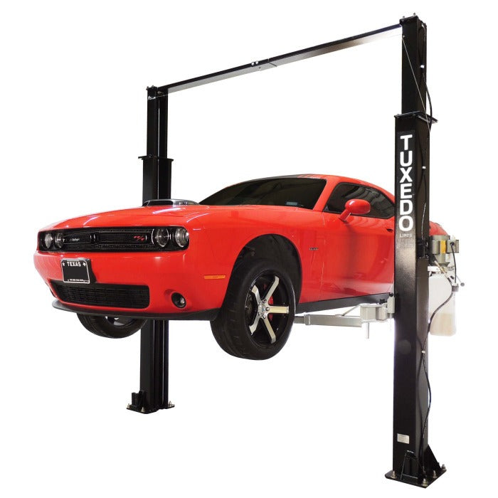 Tuxedo TP9KAC Asymmetric Clear Floor Two Post Lift 9,000 lbs. Capacity
