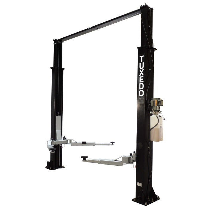 Tuxedo TP9KAC Asymmetric Clear Floor Two Post Lift 9,000 lbs. Capacity