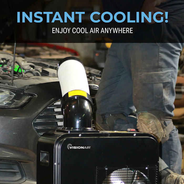 Instant Cooling! Enjoy Cool Air Anywhere 