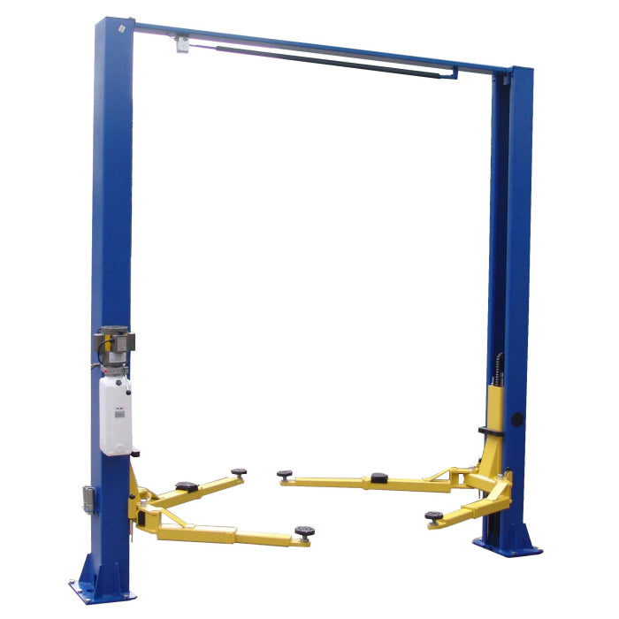 ASEplatinum WH9KACX Asymmetric Clear Floor Two Post Lift