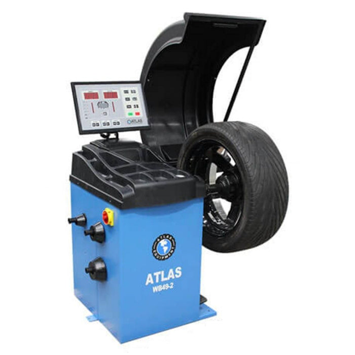 Atlas WB49-2 Self-Calibrating 2D Computer Wheel Balancer
