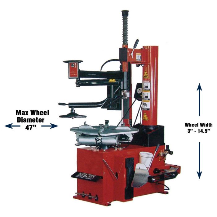 ASEplatinum TC-950-WPA Low Profile Tire Changer