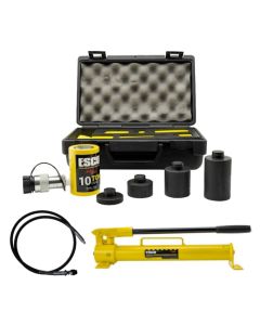 ESCO 10239 10-Ton Hydraulic Stak-Able Ram Kit with 1 Quart Pump