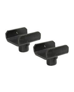 Atlas ATTDP-XSZ-7-3100 Truck Saddle Frame Adapters for Two Post Lifts Black 1-1/2" Peg (Set of 2) 