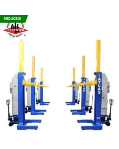 Atlas ML-6045BC Wired Mobile Column Lifts Set of 6 ALI Certified 99,000 lbs. Capacity REDUCED!
