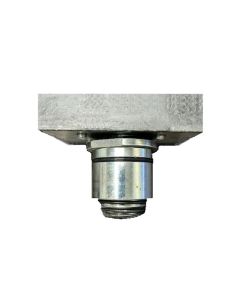 Atlas 1.57" Heavy-Duty Slotted Rubber Screw-Up Adapter 