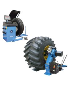 Atlas TTC303 Super-Duty Truck Tire Changer + Atlas WBT210 Computer Truck Wheel Balancer Combo 