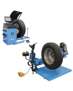 Atlas TTC305A Automatic Heavy-Duty Truck Tire Changer + Atlas WBT210 Computer Truck Wheel Balancer Combo 