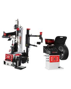 Atlas Platinum PTC500 Center Post Tire Changer + PWB90XL 3D Video Wheel Balancer Combo