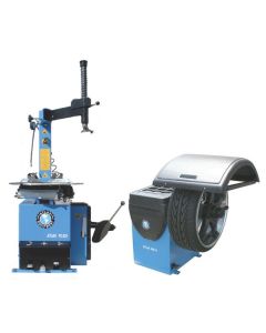 Atlas TC221 Wheel Clamp Tire Changer + WB11 Computer Wheel Balancer Combo