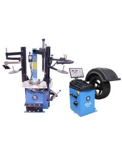 Atlas TC229DAA Wheel Clamp Tire Changer + WB49-2 2D Computer Wheel Balancer Combo