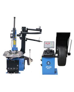Atlas TC755EZ Wheel Clamp Tire Changer + WB49-2 Computer Wheel Balancer Combo