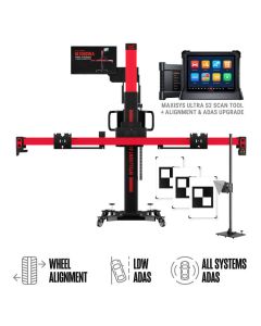 Autel IA1000 Automated Alignment & ADAS Calibration System IA1000AST All Systems Package with LDW & MaxiSYS Ultra S2 Tablet 