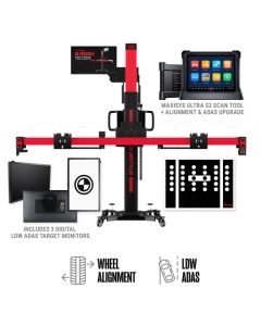 Autel IA1000 Automated Alignment & ADAS Calibration System IA1000LDWTDT LDW Package with Digital Targets & MaxiSYS Ultra S2 Tablet 