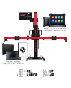 Autel IA1000TDT Automated Alignment & ADAS Calibration System IA1000TDT Digital Target Package with MaxiSYS Ultra S2 Tablet 