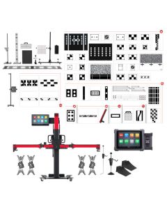 Autel MaxiSYS IA900AST Dual Purpose Four-Wheel Alignment and ADAS Calibration Frame with Touchscreen, All Systems ADAS Calibration Package, and Ultra Tablet Package