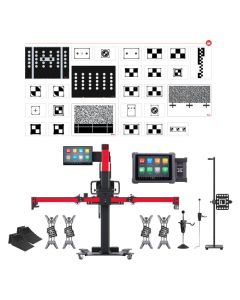 Autel MaxiSYS IA900LDWT Dual Purpose Four-Wheel Alignment and ADAS Calibration Frame with Touchscreen, LDW Targets, and Ultra Tablet Package