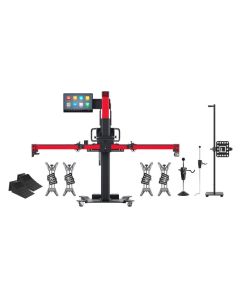 Autel MaxiSYS IA900WA Dual Purpose Four-Wheel Alignment and ADAS Calibration Frame with Touchscreen