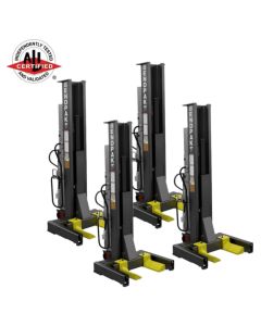 BendPak PCL-18B-4 Wired Mobile Column Lift Set of 4 72,000 lbs. Total Lifting Capacity - 18,000 lbs. per Column 