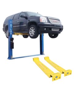 Atlas BP8000 Baseplate Two Post Lift 8,000 lbs. Capacity + Atlas LMA Lawn Mower Adapter Combo