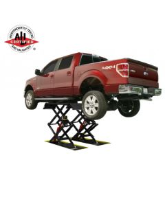 Challenger Lifts DX77 Full-Rise Double Scissor Lift Flush Mount 7,700 lbs. Capacity Low Profile Adjustable Width 