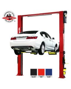 Challenger Lifts CL10A-XP9 Adjustable Two Post Express Pad Lift Available in Textured Red, Blue, and Black