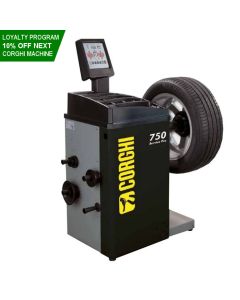 Corghi 750 Service Pro Wheel Balancer Loyalty Program 10% Off Next Machine
